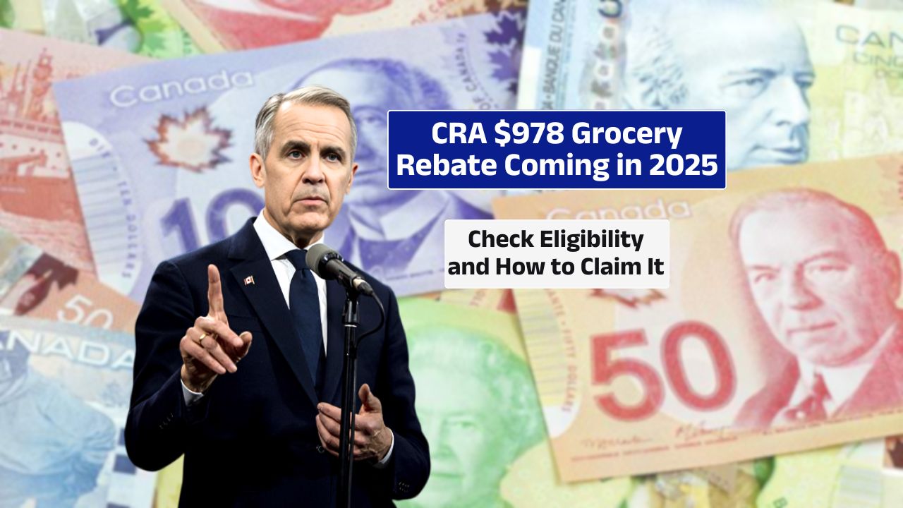 CRA $978 Grocery Rebate Coming in 2025 – Check Eligibility & How to Claim It!